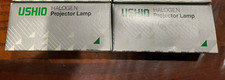 LOT OF 2 GENUINE USHIO EVD 36V 400W HALOGEN PROJECTOR LAMP PROJECTION picture