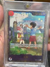 One Piece Chinese Card Game Parallel Flagship Winner Battle Uta OP09-002 Promo picture