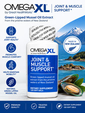 Authentic Omega XL 120 Softgels Joint & Muscle Support New Sealed Exp 01/2028 picture
