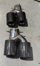 2x BMW M Performance Carbon Fiber Exhaust Tips for G20 G21 M340i G42 M240i picture