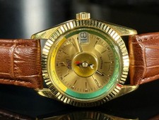 Vintage Dalil Muslim Satellite 1970’s NOS Mens Watch, ETA 2824, Swiss Made 35mm picture