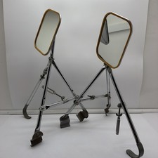 Vintage West Coast Tripod Style Truck Tow Mirrors Camper Ford Dodge Chevy Set/2 picture