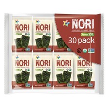 Organic Kimnori Seasoned Roasted Seaweed Snacks - 30 Packs  Korean BBQ  Kim Nori picture