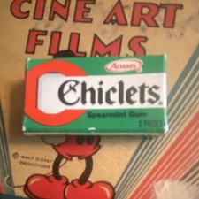 Chiclets Original Chewing Gum Wrapper/Pack Packaging Green White Red picture