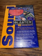 Creative Sound Blaster SB-4171 ISA Sound Card Box Manuals Disks Complete picture