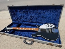 1964 Rickenbacker 625 Jetglo Black Vintage Refin   w/ VIDEO picture