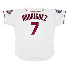 Vtg 1995 Texas Rangers Ivan Rodriguez Russell Authentic ASG Jersey Size 48 XL picture