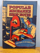1936 Popular Mechanics Shop Notes Magazine Easy Ways to do Hard Things Volume 32 picture