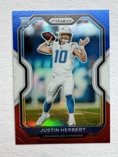 2020 Panini Prizm RC Justin Herbert #325 Red White Blue Prizm picture