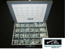 575 PCS 10.9 Metric Hex Bolt, Nut & Washer Assortment Zinc Plated picture