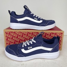 Vans Range Exp Skate Shoes Sneakers Suede Canvas Blue White Mens 10 VN000CY1EMT picture