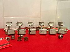 6 Hand Aged In-Line Vintage Fender Style Tuners picture