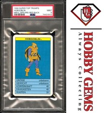 HOBGOBLIN PSA 9 1988 Super Top Trumps Marvel Super Heroes Red Back picture