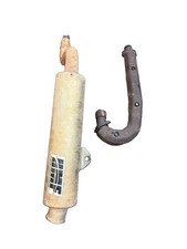 HMF Performance Slip On Brushed Exhaust Pipe Honda Foreman 450 1998-2001 picture