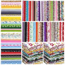 800 PCS Assorted Floral Printed Cotton Fabric Precut Quilting Squares Set picture