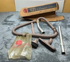 Vintage Hoover 1121 Cleaning Tools Lot Wand Brushes Hose Crevice OEM Box Vacuum picture