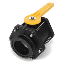 MV300CF Banjo 3 Inch 2-Way Full Port Manifold Poly 6-Bolt Ball Valve 200 Max PSI picture