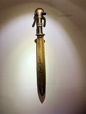 Original Movie Prop from  ‘The Mummy’. Sword Signed By Brendan Fraser, SWAU. picture