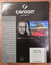 Canson Infinity Edition Etching Rag Smooth-grain Fin Photo Paper 25 Sheets NEW picture