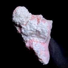 90G RARE NATURAL Spherical Rhodochrosite With Cluster From Peru/Decoration/Gift picture