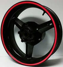 RED REFLECTIVE WHEEL STRIPES RIM STICKERS TAPE DECAL for CAR SUV 20 21 22 FULL picture