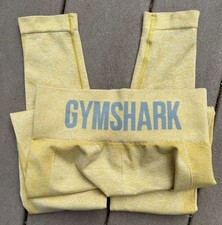 Gymshark Yellow Marl Seamless Leggings Size Small GLLG4248 picture