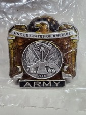 Vtg American Legion U.S. Army Made In Usa Silver Tone Lapel Pin New picture