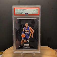 Panini 2018-19 Prizm Dominance Kobe Bryant Lakers #6 PSA 10 Insert Card picture