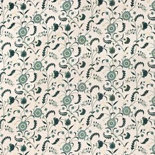 Sister Parish Titania Linen/Cotton Blend Fabric in Green - 3 yards picture