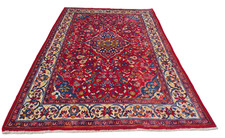 Amazing Hand Knotted Vintage Isfahoun Wool Area Rug 5.0 x 3.5 Ft picture