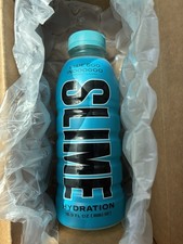 PRIME Slime by Oliver Tree Blue Goo Indoogoo Collector Bottle 16.9oz Sealed LE picture