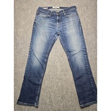 Hollister Slim Straight Jeans Mens 32x30 Blue Denim Medium Wash picture