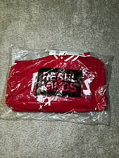 Rebel Minds Men’s Varsity Jacket Red Graphic Print Button Front Size M NWT picture