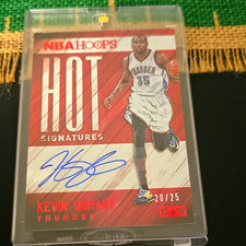 Panini 2015-16 NBA Hoops Hot Signatures Kevin Durant Auto HS-KD /25 Thunder picture