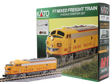 KATO 1060050 N Freight Set Union Pacific EMD F7, 4 Cars Unitrack POWER 106-0050 picture
