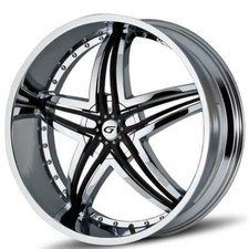 (Set-4) Gianna Blitz Chrome 20x8.5 5x120 35mm wheels rims 20 Inch picture
