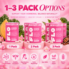 FLO Hormone Balance & Cycle Support Myo Inositol DIM Folic Acid 1-3 Pack picture