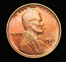 1925-S Lincoln Wheat Cent  UNC+ picture