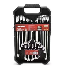 Husky 32-Piece Combination Wrench Set & Organizer SAE & MM 1013 869 840 New picture