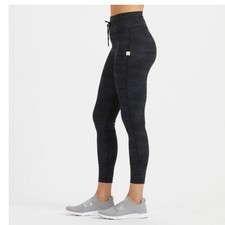 Vuori Black Camo High Rise Jogger Leggings Yoga Athleisure Women's Medium picture
