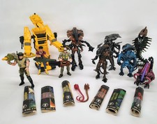VINTAGE 1992 Kenner Aliens Figure Lot ALIEN QUEEN BULL ATAX Power Loader Comics picture