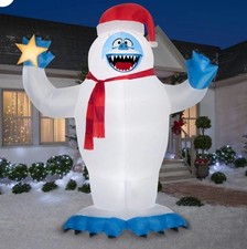 12 FT GIANT BUMBLE THE ABOMINABLE SNOWMAN FROM RUDOLPH AIRBLOWN YARD INFLATABLE picture