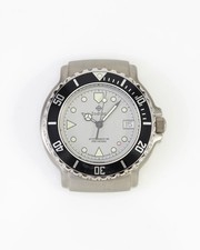 Zodiac Rare NOS 36mm Professional 200m Diving Wristwatch Head with Black Bezel picture