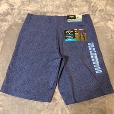 Callaway Shorts Mens 32 Active Waistband Peacoat Blue Stretch Performance New picture
