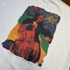 Vintage 1997 Chateau Ste Michelle Nancy Peacock Festival T Shirt Cello Art picture