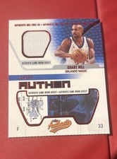 2002-03 Fleer Authentix - Jersey Authentix Grant Hill #JA-GH Ripped (MEM) picture