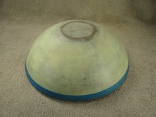 ANTIQUE WOOD DOUGH BOWLWITH TRIM 13