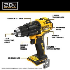 DeWALT 20V MAX Brushless Cordless 1/2