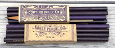 LOT OF 23 ANTIQUE EAGLE PENCIL CO NO 853 MANIFOLD COPYING INK PENCILS picture
