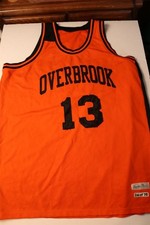 Vintage Legendary Game Wilt Chamberlain Overbrook #13 Jersey 24/75 Size 54 picture